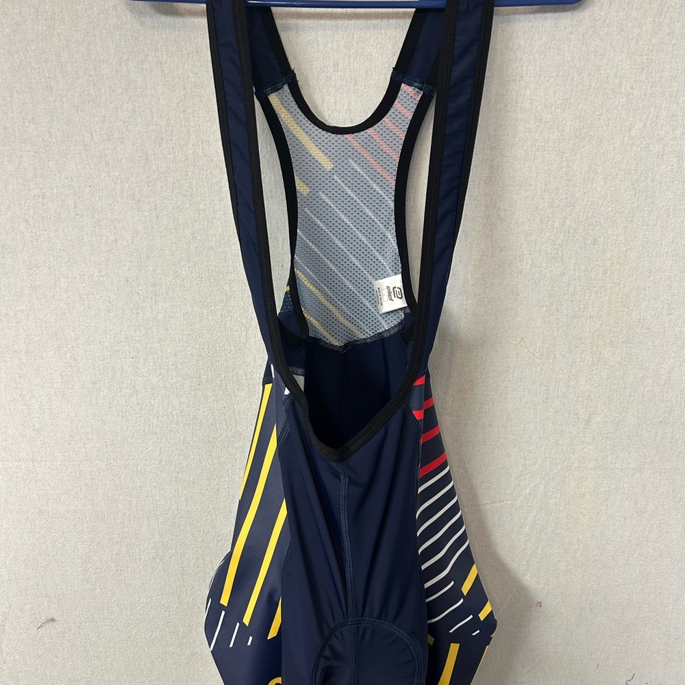 Blue and Black Cycling Bib Shorts